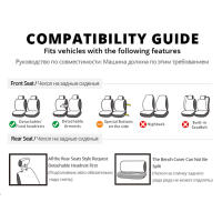 Funda De Asiento De Coche Universal De Tela Respirable Para Lada Priora Renault Logan Accesorios De Interior Para Camiones Y SUV - details 3