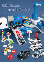 Juguete De Transformación Para Niños Avión De Plástico ABS Modelo Musical Simulación DIY Vía Inercia Regalo Para Niños - details 4