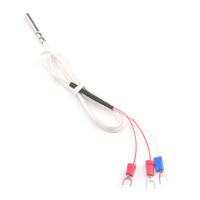 Sensor De Temperatura PT100 Con Cable De 1m/2m Probar Termocoplante Impermeable Para Medición De Altas Temperaturas - details 0
