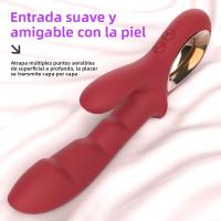 Vibrador Doble Para Mujeres Con 12 Velocidades Ajustables Material De Silicona Y Placa Estimulador De Clítoris Y Punto G Juguete Sexual - details 8