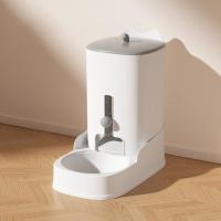 Dispensador Automático Para Gatos Y Perros Gran Capacidad Alimentador De Agua Cuenco De Alimentos Suministros Para Mascotas Plástico Cuadrado - details 3
