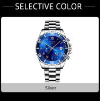 Reloj De Pulsera De Moda NOTIONR Para Hombre Deportivo Con Calendario Lujo Acero Inoxidable Cuarzo Relajado Luminoso Casual - details 8