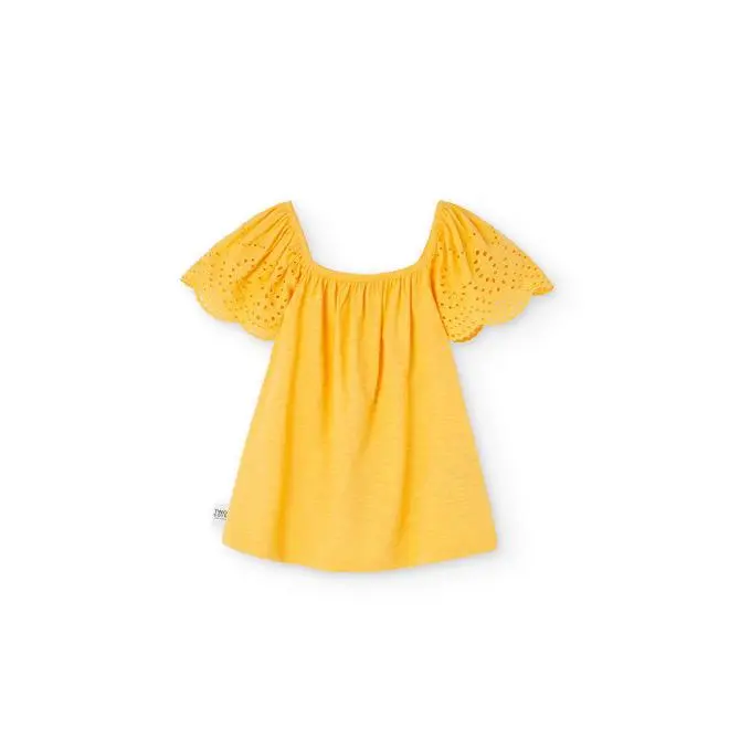 Boboli Camiseta de Punto Combinada de Niña -BCI - 1