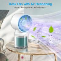 Ventilador de mesa, ventilador de mesa silencioso de 13 pulgadas, ventilador de circulación de aire de Sala completa, ventilador de mesa recargable, enfriamiento y aire fresco, adecuado para dormitorios, oficinas, salas de estar - details 2
