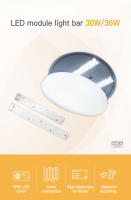Módulo LED Barra 220V Luz De Techo Panel LED 30W 36W Reemplazo Para Barra De Luz LED 40cm 50cm Para Sala De Estar Dormitorio - details 0