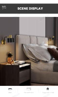 Lámpara De Pared LED Para Dormitorio Y Sala De Estar Iluminación Moderna Simplicidad Decorativa Para Hogar Adecuada Para Corredor Estudio Y Foyer - details 10
