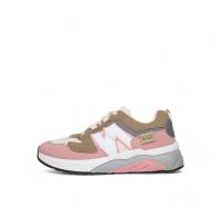 HLuna Zapatillas de colorines Sneakers mujer n-01 combinados de rosa marrón blanco beige y gris - details 2