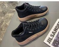 Zapatos Casuales Para Mujer Versátiles Y Moda Retro Altas a La Cintura Impermeables Con Suela Gruesa Zapatos De Tren Crustáceo Primavera Otoño - details 16