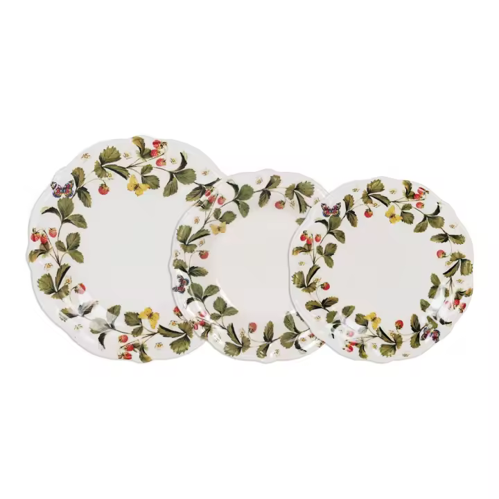 Santa Clara - Vajilla 12 Piezas Colección Aranjuez - Durable, Elegante y Resistente a Rayones - 1