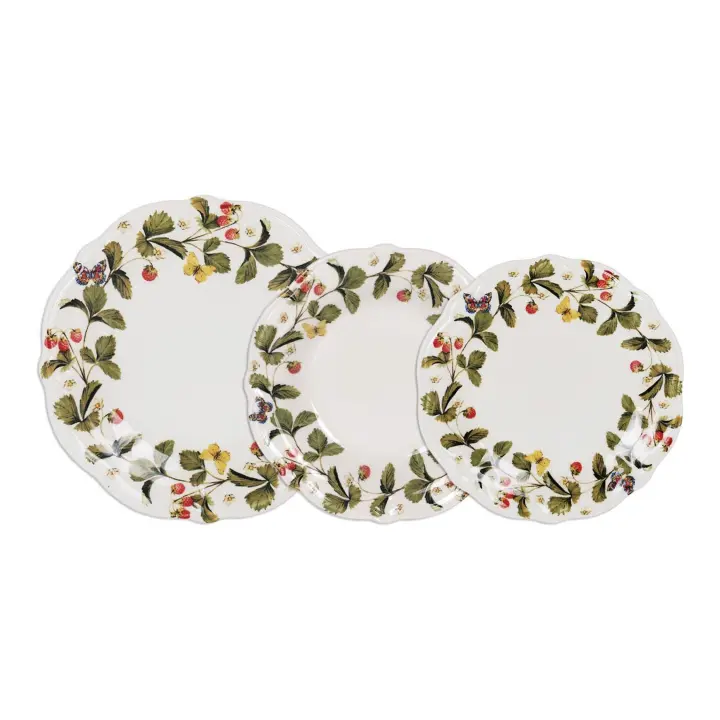 Santa Clara - Vajilla 12 Piezas Colección Aranjuez - Durable, Elegante y Resistente a Rayones - 1