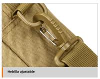 Bolsa De Hombro Táctica Para Hombres Impermeable Con Sistema Molle Para Senderismo Caza Pesca Viaje Bolsa De Pecho Deportes Camping - details 14