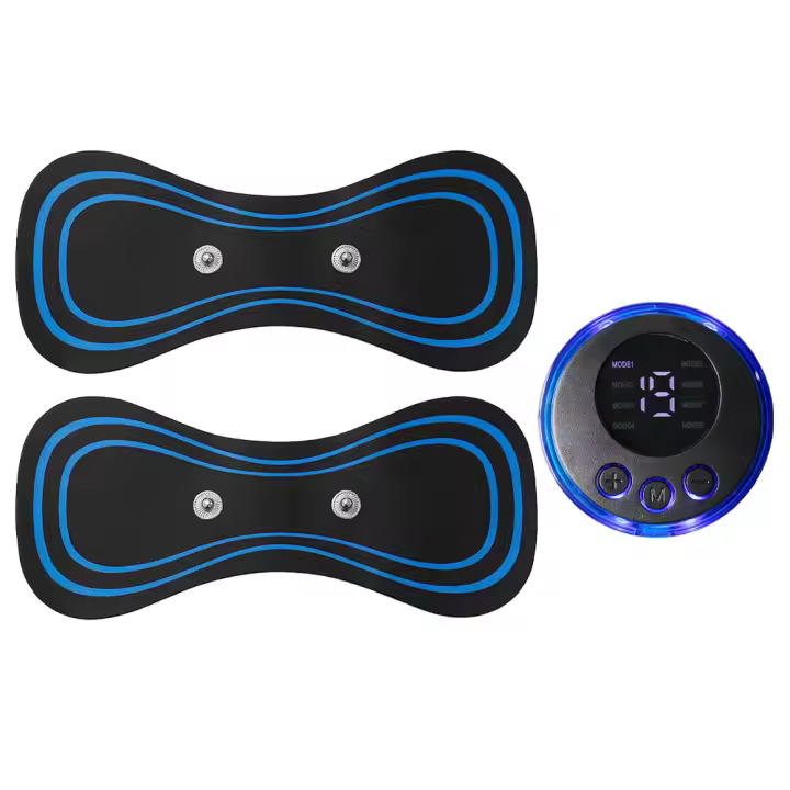 Juego De 2/3/4 Piezas Masajeador Eléctrico Inteligente De 8 Modos Y 19 Niveles De Intensidad Para Cuello Estimulador Muscular EMS Herramientas De Masaje Por Pulso Parche Cervical - 1
