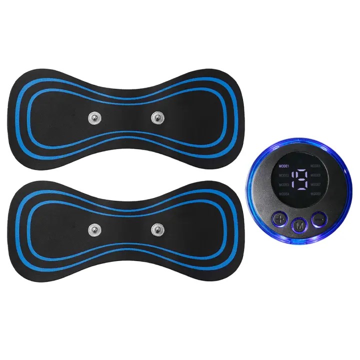 Juego De 2/3/4 Piezas Masajeador Eléctrico Inteligente De 8 Modos Y 19 Niveles De Intensidad Para Cuello Estimulador Muscular EMS Herramientas De Masaje Por Pulso Parche Cervical - 1