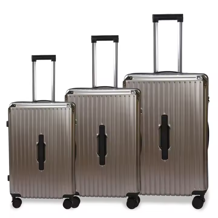 S7 STAR LG61368 Juego de 3 maletas de gama alta Multicolor del tamaño 20/24/28 pulgadas, Ligera y resistent con estantes laterales para tazas o paraguas ,adecuada para viajes de negocio,mudanzas y muchos otros escenarios. - 1