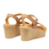 TINA KIZ 2452 Sandalias plataforma mujer 32275 24V SANDALIA PALA TRENZADA ARENA/TAN - details 1