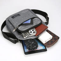Bolso Cruzado Deportivo Resistente Al Desgaste Para Hombres Y Mujeres Con Correa Ajustable Y Multibolsillos Ideal Para Viajes Y Comunicación - details 2