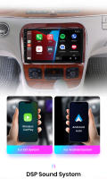 Junsun Radio Coche para Mercedes Benz S-Class W220 1998 1999 2000 2001 2002 2003 2004 2005 AI Voice 2 din Pantalla Coche Android Auto Multimedia Navegación GPS Auto radio - details 9
