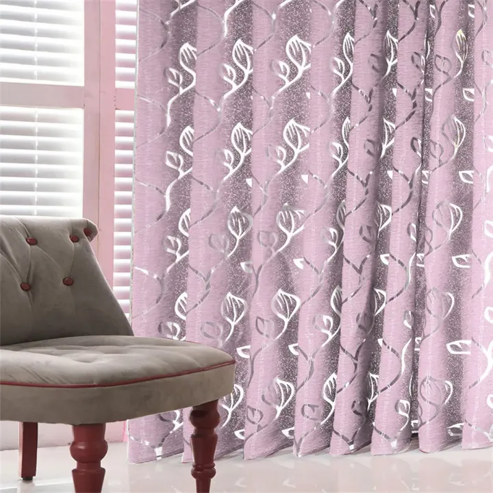 Cortinas De Tulle Sombreadas Con Vinateras Para Decoración De Sala De Estar Y Cocina Modernas Cortinas De Voile Organza Transparentes Para Ventanas Estilo Europeo Y Americano - 1