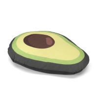 Colchoneta para Perros 90x75cm | Cama Suave y Cómoda Forma Aguacate - details 2