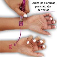 BOLÍGRAFOS de Gel para Tatuajes Temporales| Juego de 5 bolígrafos con Plantilla Incluida |Tatuajes Temporales para Todas las Edades. Se puede Lavar la Tinta. Varios Colores. Essential By Natural Bio Pharma - details 2