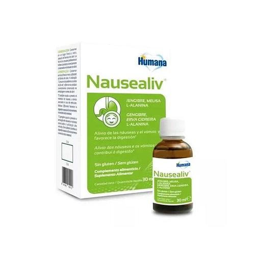 Suplemento Alimenticio Humana Nausealiv 30 Ml Alivio de las Náuseas y el Vómito Mejora la Digestión