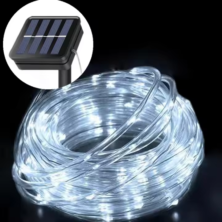 Luz De Enredadera Solar Para Jardín Puerta Y Valla Decoración De Navidad Con 200/100/50 LEDs Para Exterior Instalación Sencilla Fuente De Energía Solar - 1