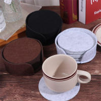 10pcs Coasters Redondos De Terciopelo Para Mesa De Comedor Protector Antigolpes Resistente Al Calor Para Taza De Café Y Té Tapete Para Vaso De Cocina Accesorios - details 3