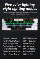 Teclado Mecánico De Juego MUCAI MK61 Con Switches Rojos 61 Teclas Cableado Desmontable RGB Retroiluminado Intercambiable Caliente - details 7
