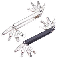 Kit De Reparación De Bicicleta 8 En 1 Herramientas Para Motocicleta MTB Carretera Herramienta Plegable Hexagonal Llave De Radio Para Bicicleta De Montaña Y Carretera - details 13