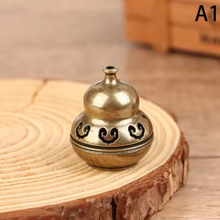 Encendedor De Incienso En Forma De Loto Buddha Buddhism Metal Mini Decoración Para El Hogar Sandalwood Censer Artesanía Metálica - 1