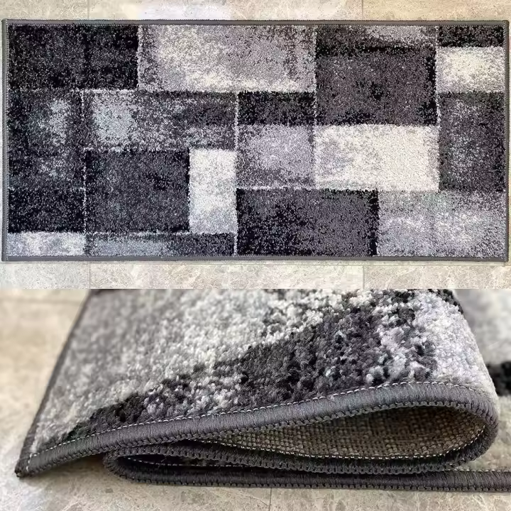 ALFOMBRAS IBERIA - Alfombra Pasillo  Pelo Corto Polipropileno y Lavable  Antideslizante  Varias Medidas, Ideales para todo tipo de Pasillos Largos, Pie de Cama, Corredor - 1