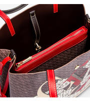 Bolso De Hombro Para Mujer Con Gran Capacidad Y Patrón Animal Bolso Multifuncional De Moda Clásica Bolsa De Compras Con Cierre De Cremallera Y Hebilla - details 12