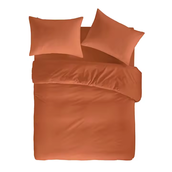 NAF NAF - Funda nórdica de algodón de 144 hilos lisa CASUAL. Disponible en varios colores y tamaños. - 1