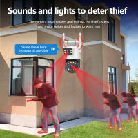 Cámara De Seguridad IP HD 6MP Wifi Exterior Con Lente Dual Pantalla Dual Resistente Al Agua Icsee App Seguimiento Automático Vigilancia De Video Policia - details 8