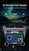 Junsun X8 11.5“ 2K 2000*1200 QLED CarPlay inalámbrico Android Auto radio para Seat León 2 2005 2006 2007 2008 2009 2010 2011 2012 de coche  autoradio multimedia - details 0