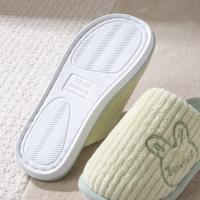 Pantuflas De Hombre De Peluche Cálidas Y Suaves Antideslizantes Para Interior Comodidad Sin Tacón Para Pareja Ideal Para Otoño E Invierno - details 5
