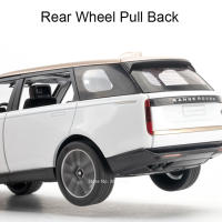Land Rover Range Rover SV 2022 De 1/24 Escala Modelo De Automóvil De Aleación Con Luces Y Sonido Puertas Abiertas SUV Para Niños Regalo De Cumpleaños - details 5