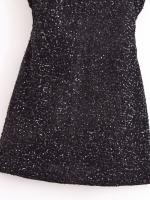 Vestido De Veludo Con Lentejuelas Sin Mangas Para Mujer Estilo Europeo Y Americano Cuello Redondo Sexy Y Club De Moda - details 4