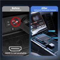 OTTOCAST Car TV Mate Convertidor De Video Para Salida HDMI Compatible Con TV Sticks Set-top Boxes Game Consoles Para CarPlay Wired - details 5