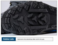 Botas De Motocicleta Ultrafinas Transpirables Antideslizantes Para Ciclismo Y Turismo Con Protección De Tornillo Material De Cuero Y Spandex - details 3