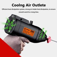 Soldadora de arco portátil de mano, máquina de soldadura eléctrica de 220 W, ajuste de corriente infinitamente inteligente, herramienta de bricolaje, 3900 V - details 8