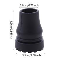 Protector De Punta De Bastón Antideslizante Para Caminar Y Trekking Funda Para Palos De Apoyo Capa Protectora De Goma Para Caminatas Y Escalada - details 1