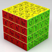 Cubo Mágico 3x3x3 Educativo Para Niños Elemento Químico Físico Con Base Juguete Inteligente Para Desarrollar Habilidades Matemáticas Y Lógicas Regalo Ideal Para Niños Mayores De 6 Años - details 10