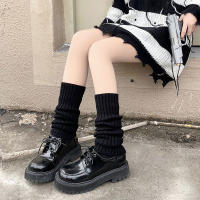 Calentadores De Pierna Lolita Para Mujer Calcetines Largos De Lana Tejidos Cubierta De Pie Para Otoño E Invierno Guantes De Manga Cálidos - details 6