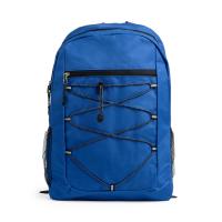 Mochila deportiva unisex, estilo montañera, cuerda elástica frontal, bolsillos de cremallera y rejilla, Le Côté Chic - details 3