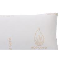 STARLEY- --Almohada Con Funda Aloe Vera 100% Fibras Suave Confortable Transpirable Adaptable Hipoalergénica Antiácaros Indeformable Ecológica 70/80/90/105/135/150Cm - details 2