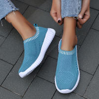 Zapatillas De Correr Para Mujer Ultra Ligeras Y Grandes Con Punta Abierta Moda Deportiva Transpirables Tejidas En Aire Con Suela De Goma Talla Fija - details 6