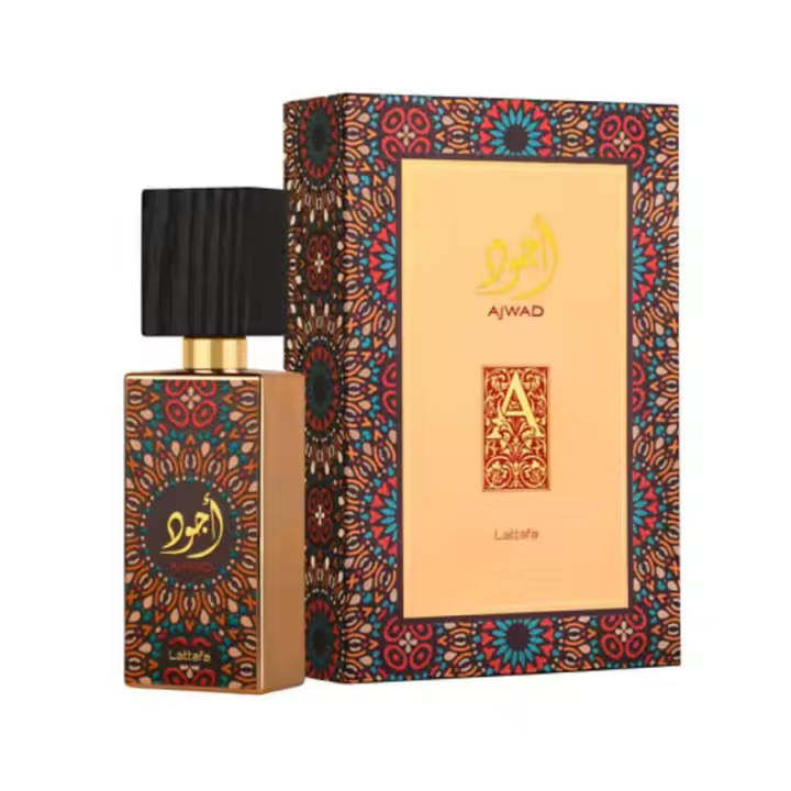 PERFUME LATTAFA AJWAD EDP 60ML UNISEX | Perfume Árabe 100% Original | Fragancia Lujuosa, Misteriosa y Elegante para Él y Ella - 1