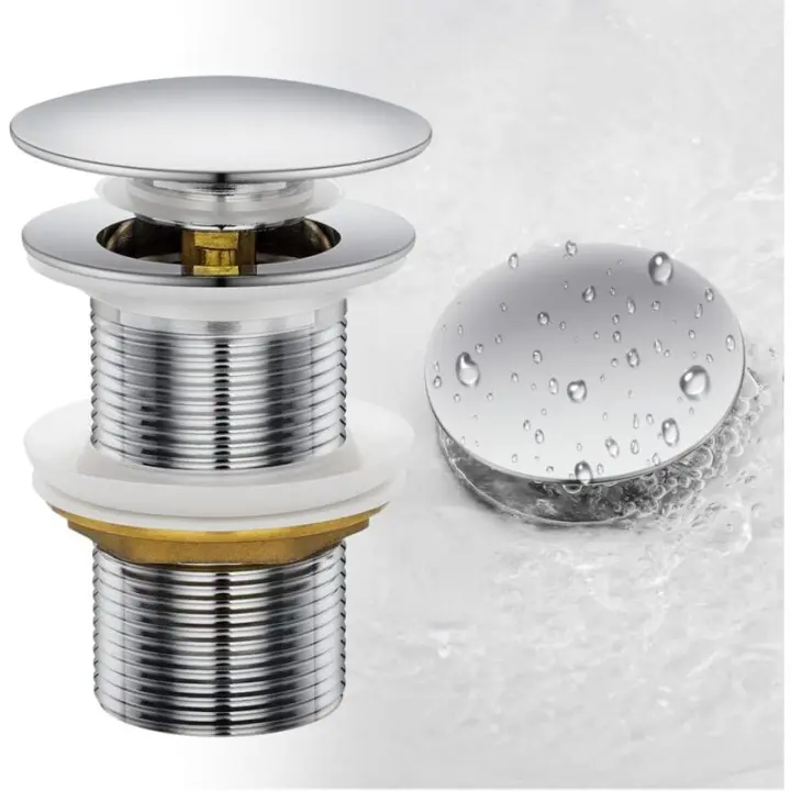 Pop Up, sin rebosadero, ideal para lavabo de Cobre, Diseño práctico BIT Desagüe universal para lavabo - 1