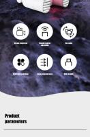Proyector De Estrellas Nuevas Luz De Noche Galaxia Astronauta Espacial Proyector Nebulosa Estelar Lámpara LED Para Decoración De Habitación Regalo Infantil - details 44